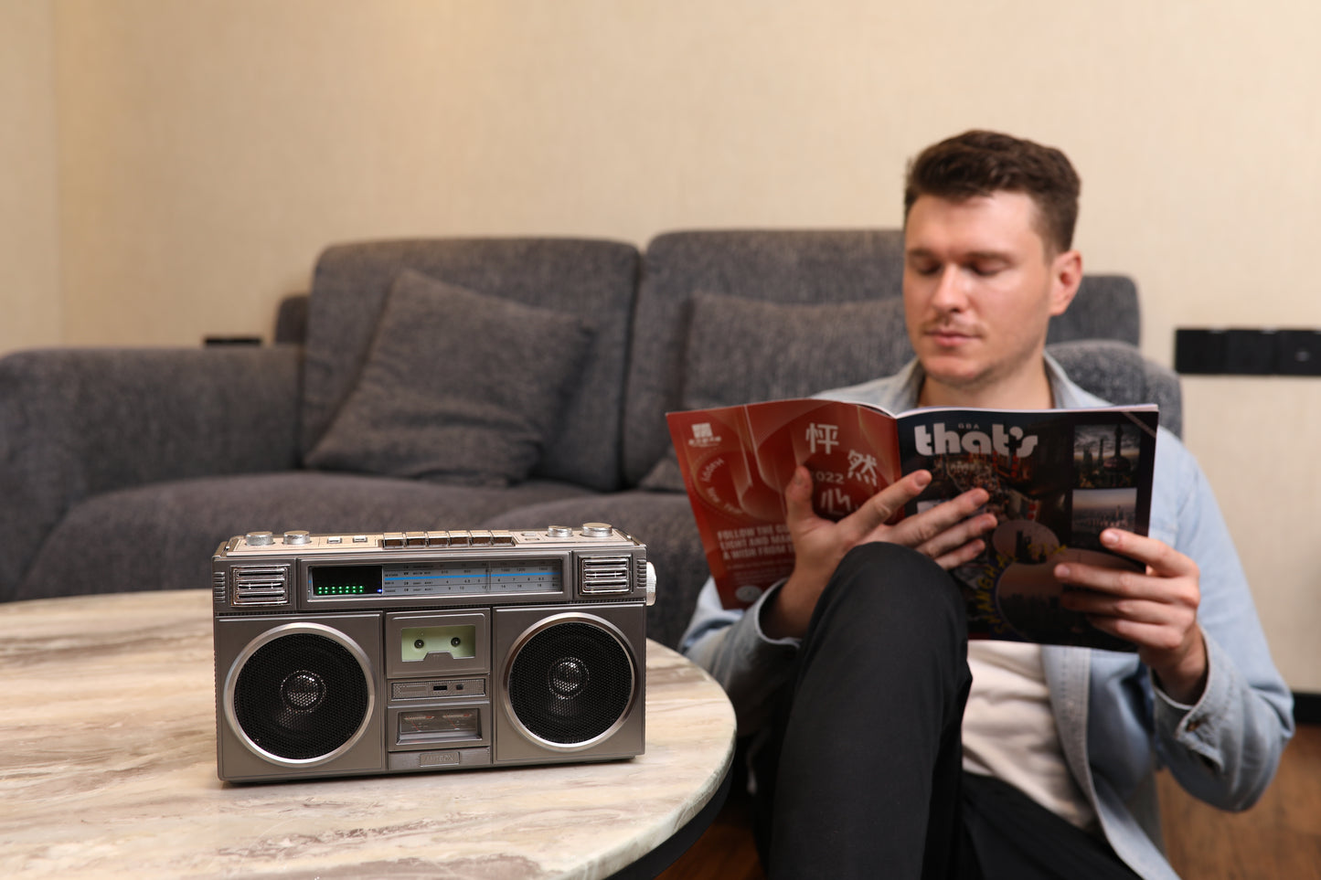 ESQ-Retro Bluetooth Speakers & Stereo Radio
