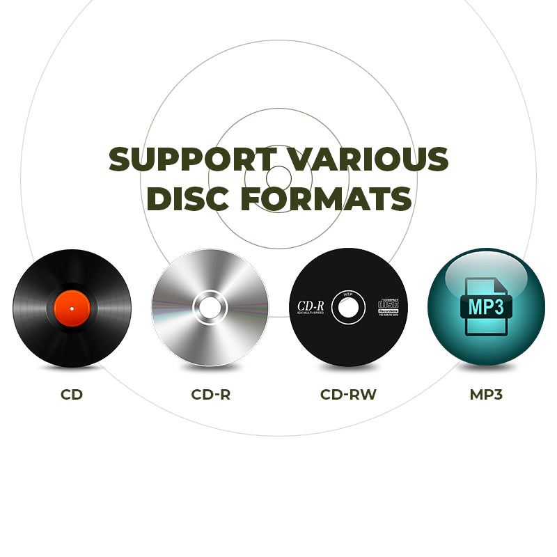 CoolGeek VS-02: 3-in-1 Multifunctional Vertical CD Player
