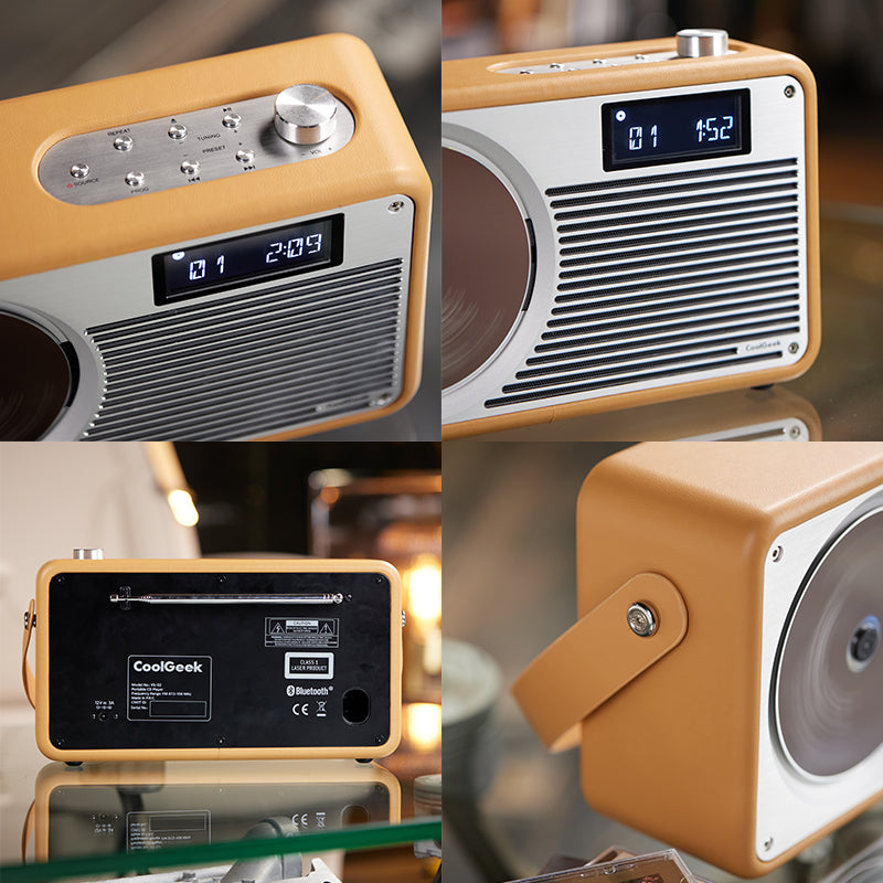CoolGeek VS-02: 3-in-1 Multifunctional Vertical CD Player