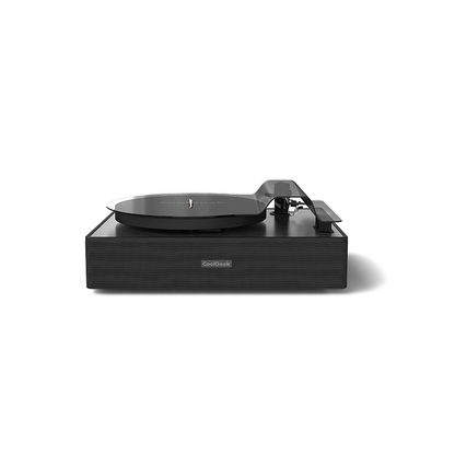 CoolGeek CS-01 der Bluetooth-Vinyl-Plattenspieler (Schwarz)
